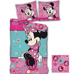 Foto van Disney minnie mouse flowers - dekbedovertrek - 140 x 200 cm - multi