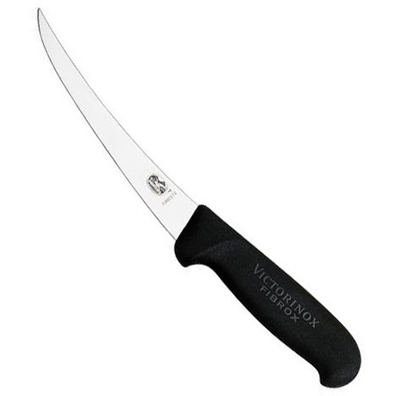 Foto van Victorinox fibrox uitbeenmes krom - 12cm