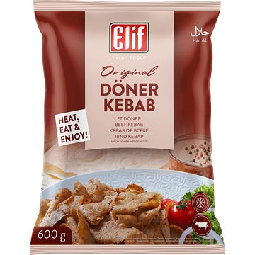 Foto van Elif food gesneden doner kebab 600g bij jumbo