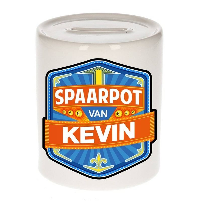 Foto van Kinder spaarpot voor kevin - spaarpotten