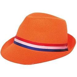 Foto van Folat hoed holland polyester oranje unisex one-size