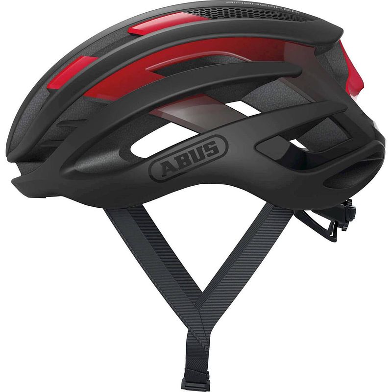 Foto van Abus helm airbreaker black red l 59-61cm