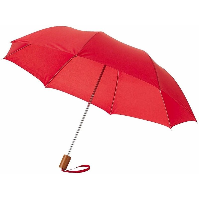 Foto van Kleine paraplu rood 93 cm - paraplu's