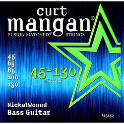 Foto van Curt mangan nickel wound 45-130 5 string snarenset voor bas