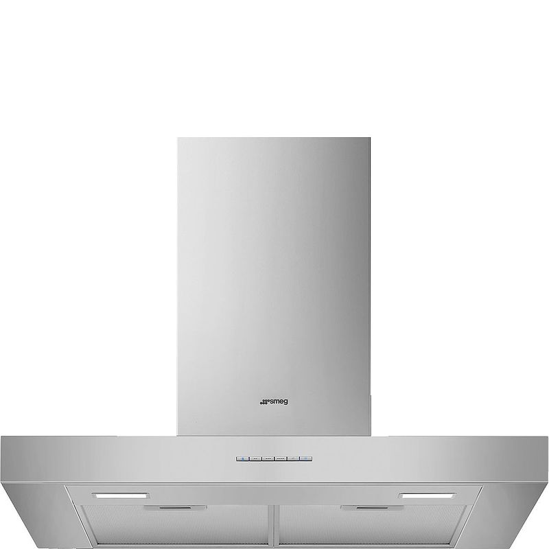 Foto van Smeg kbt700xe schouwkap zilver