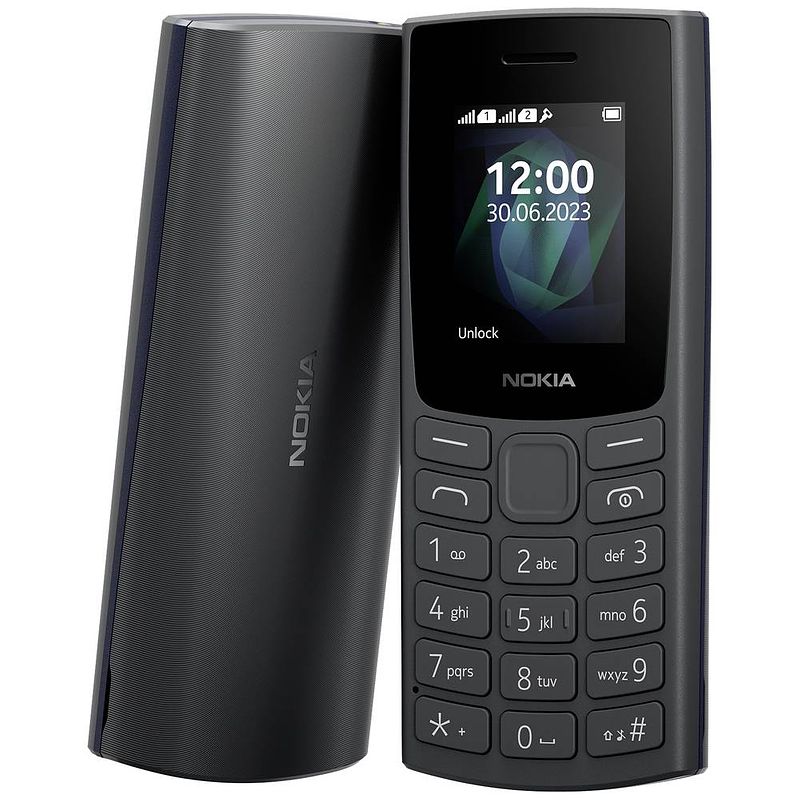 Foto van Nokia 105 edition 2023 dual-sim telefoon steenkool