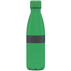 Foto van Boddels twee+ thermosfles drinkfles - 0,5 liter - groen/grijs