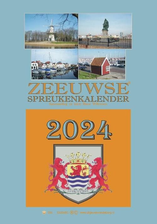 Foto van Zeeuwse spreukenkalender 2024 - rinus willemsen - paperback (9789055125340)