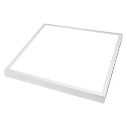 Foto van Led paneel 60x60 - velvalux lumis - helder/koud wit 6000k - 40w - opbouw - vierkant - wit - flikkervrij