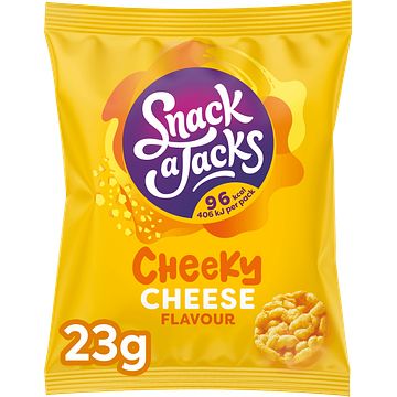 Foto van Snack a jacks kaas rijstwafels 23g bij jumbo