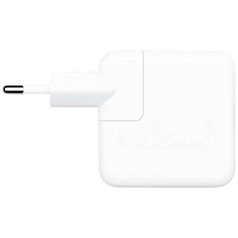 Foto van Apple 35w dual usb-c port power adapter mnwp3zm/a laadadapter geschikt voor apple product: iphone, ipad, macbook