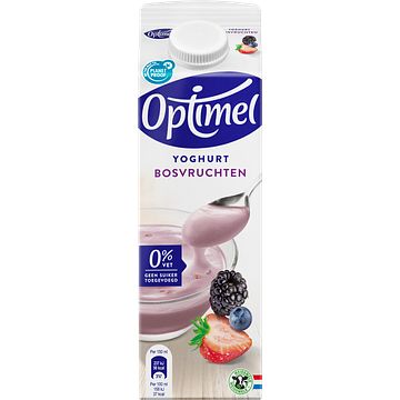 Foto van Optimel magere yoghurt bosvruchten 0% vet 1 x 1l bij jumbo