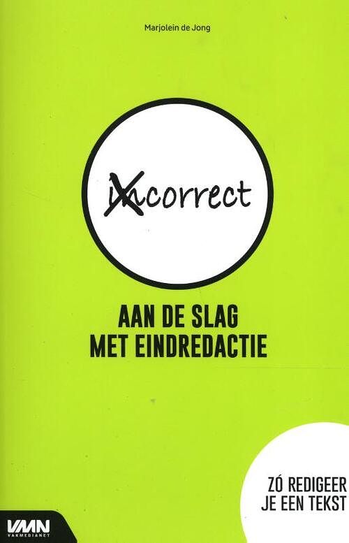 Foto van Aan de slag met eindredactie - marjolein de jong - paperback (9789462157002)