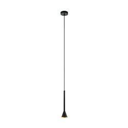 Foto van Eglo cortaderas hanglamp - led - 9.5 cm - zwart;goud