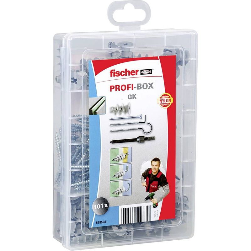 Foto van Fischer profi-box gk plugassortiment 518528 1 set(s)