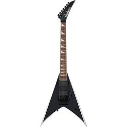 Foto van Jackson x series king v kvx-mg7, satin black elektrische gitaar met floyd rose