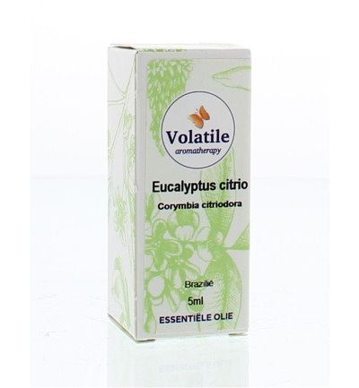 Foto van Volatile citroen eucalyptus (eucalyptus citriodora) 5ml