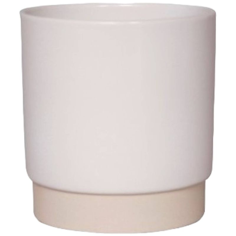 Foto van Ceramics limburg bloempot eno duo 13cm white