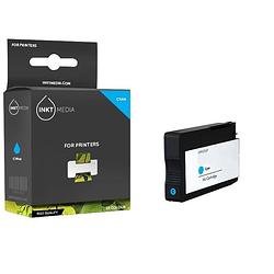 Foto van Inktmedia® -navulinkt - geschikt hp 953xl 953 (f6u16ae) inktcartridge cyaan hoge capaciteit - navul inkt - refill inkt