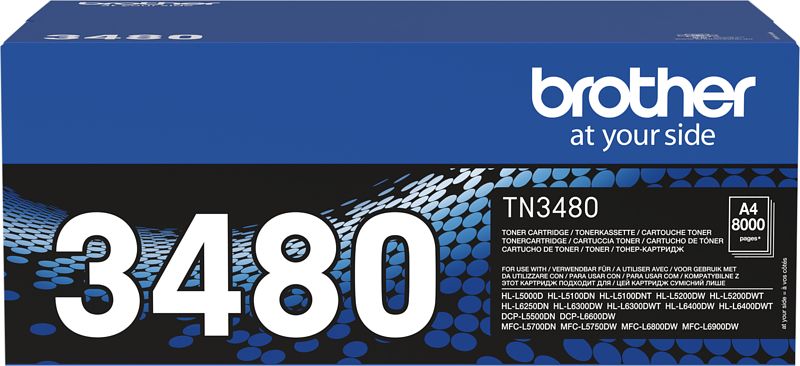 Foto van Brother tn-3480 toner zwart