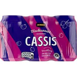 Foto van Jumbo cassis blik 6x330ml