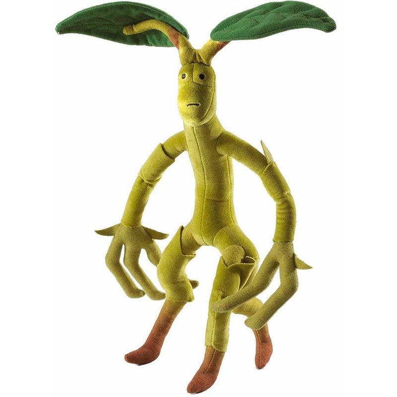 Foto van Noble collection knuffel fantastic beasts: bowtruckle 35 cm groen