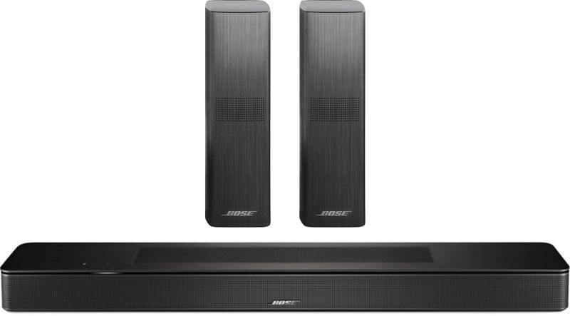 Foto van Bose smart soundbar 600 + bose surround speakers 700 zwart