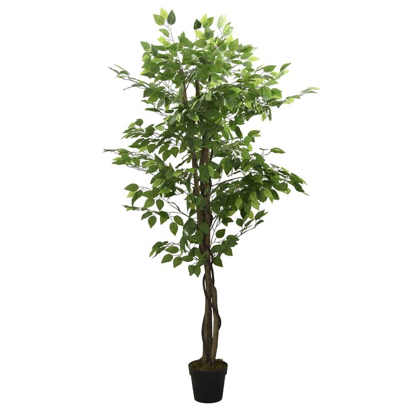 Foto van Vidaxl kunstplant ficus 630 bladeren 120 cm groen