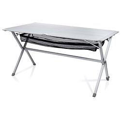 Foto van Campart travel campingtafel oprolbaar michigan 140x80x70 cm aluminium