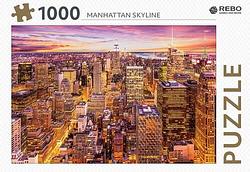 Foto van Rebo legpuzzel 1000 stukjes - manhattan skyline - overig (8720387822348)