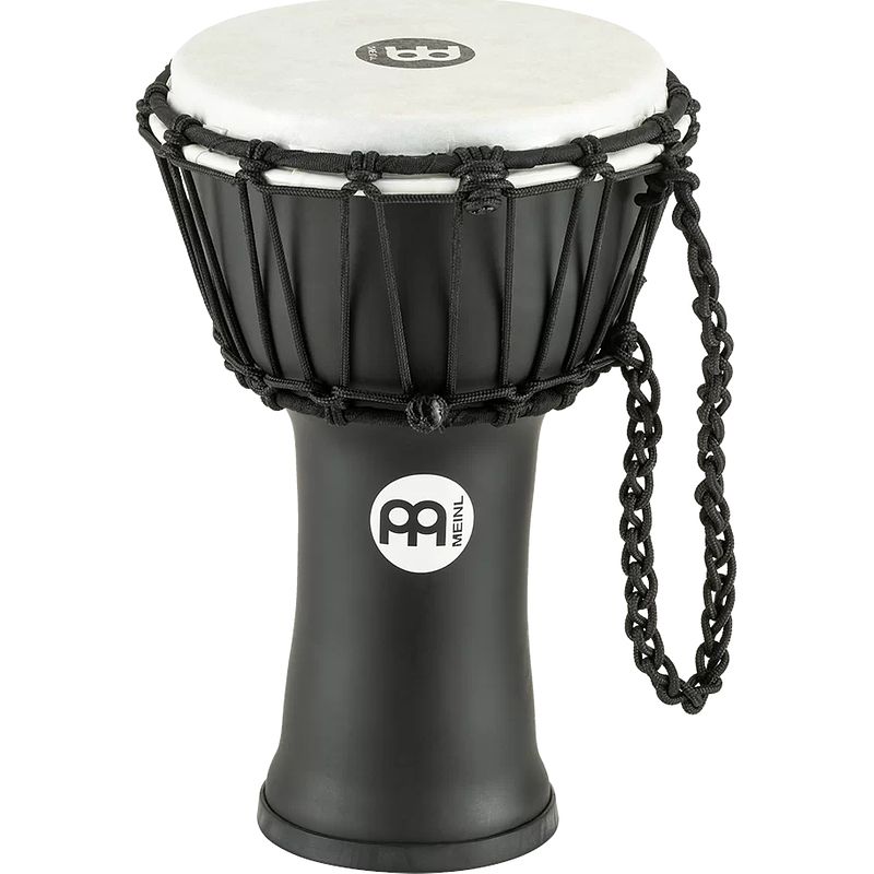 Foto van Meinl jrd-bk junior djembé black 7 inch