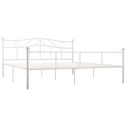 Foto van The living store metalen bedframe - classic - bedframes - 208 x 187.5 x 95 cm - wit