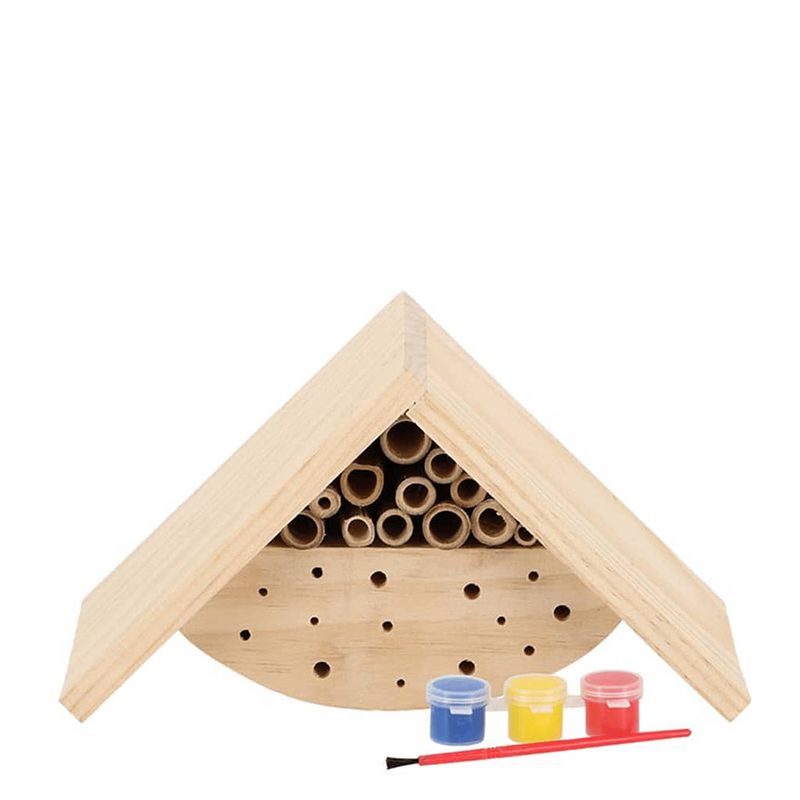 Foto van Esschert design insectenhotelset doe-het-zelf met verf