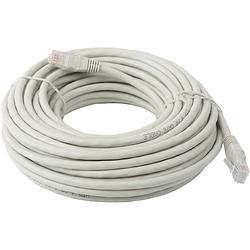 Foto van Netwerkkabel - internetkabel - aigi atryn - cat6 utp kabel rj45 - 15 meter - koper - grijs