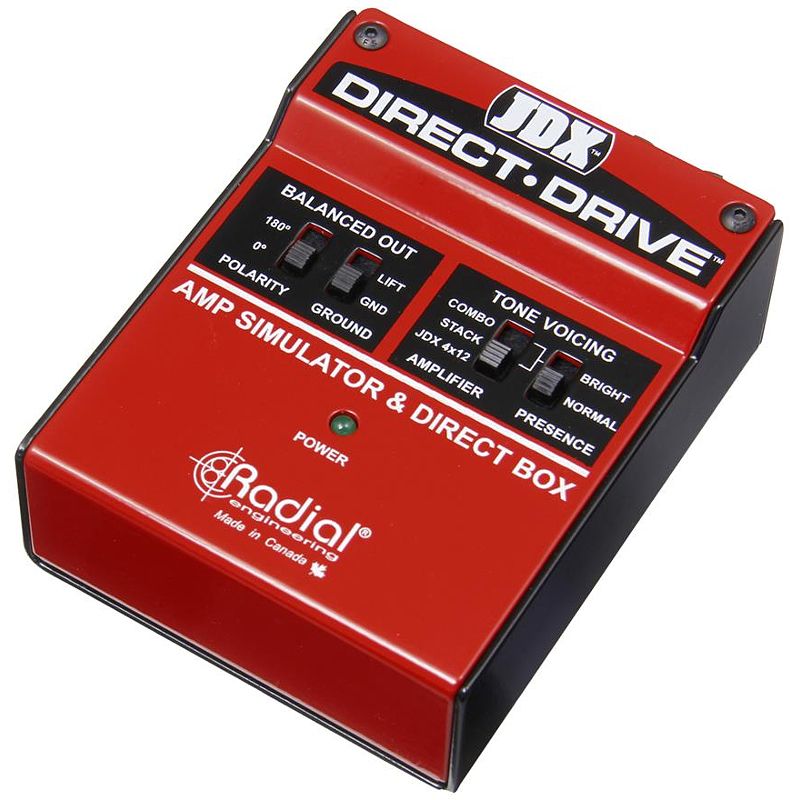 Foto van Radial jdx direct-drive amp-simulator & di-box