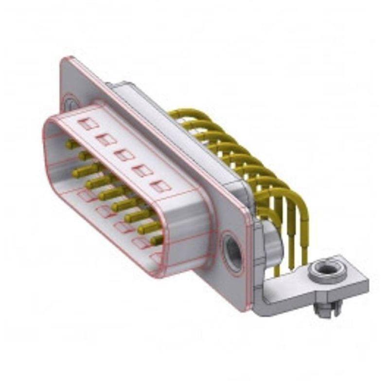 Foto van Deltron connectors dts25 pyc/2 m47un d-sub stekker 90 ° aantal polen: 25 solderen, pinnen 1 stuk(s)