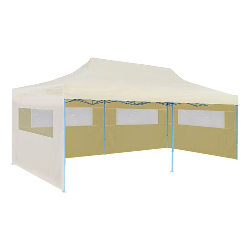 Foto van Vidaxl partytent pop-up inklapbaar 3x6 m crème