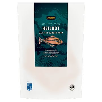 Foto van Jumbo heilbot filet zonder huid 2 stuks 250g