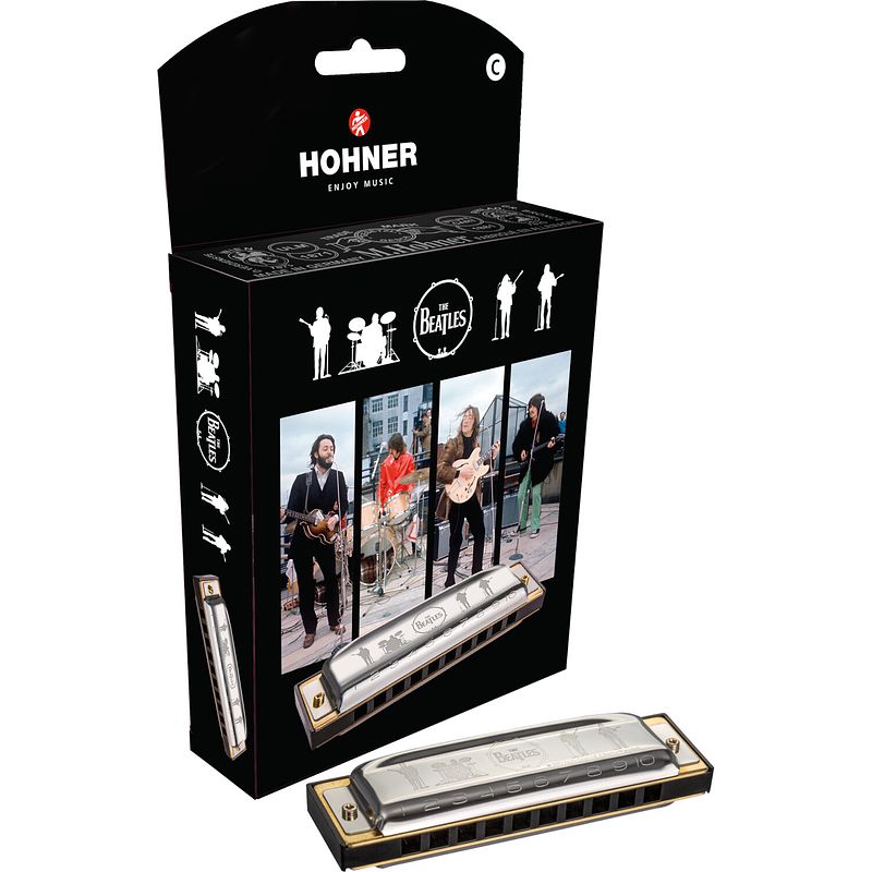 Foto van Hohner the beatles harmonica c diatonische mondharmonica