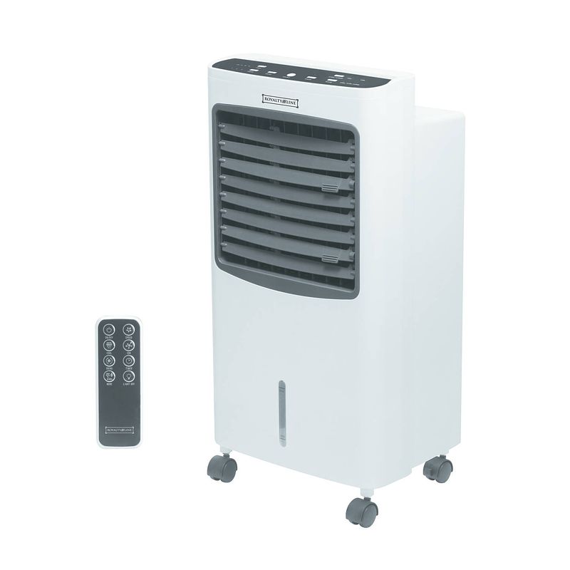 Foto van Royal line 4-in 1 - aircooler - luchtkoeler - luchtzuiveraar - 75 watt - 8l - met afstandsbediening, timer en