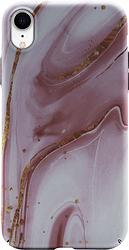 Foto van Bluebuilt pink marble hard case apple iphone xr back cover