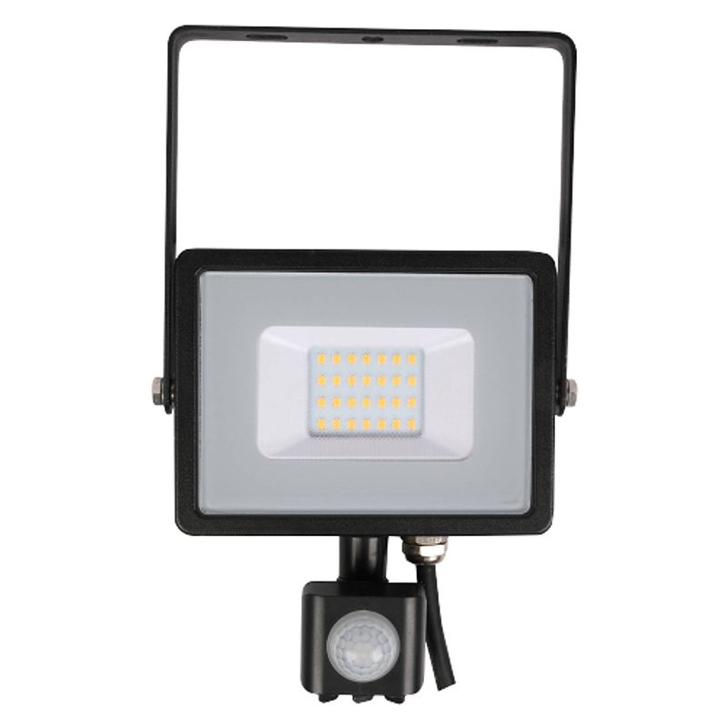 Foto van V-tac vt-20-s-z led schijnwerper met sensor - 20 w - 1600 lm - 4000k -