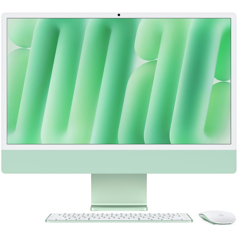 Foto van Apple imac 24 (2024) m4 (10 core cpu/10 core gpu) 24gb/512gb all-in-one pc groen