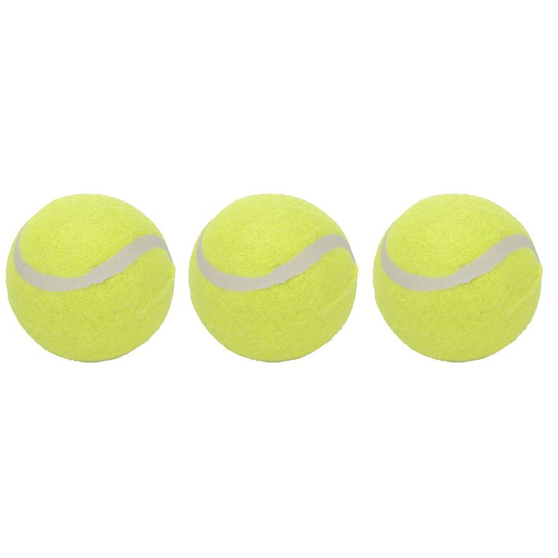 Foto van 3x stuks tennisballen 6 cm - tennisballen