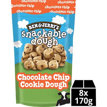 Foto van Ben & jerry'ss diversen chocolate chip cookie dough chunks 170g bij jumbo