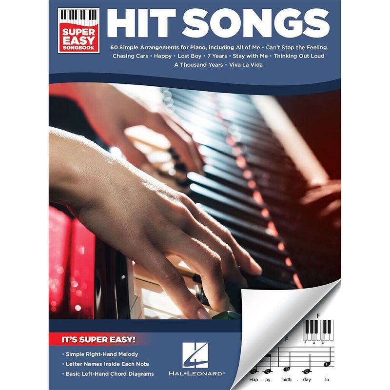 Foto van Hal leonard hit songs - super easy songbook