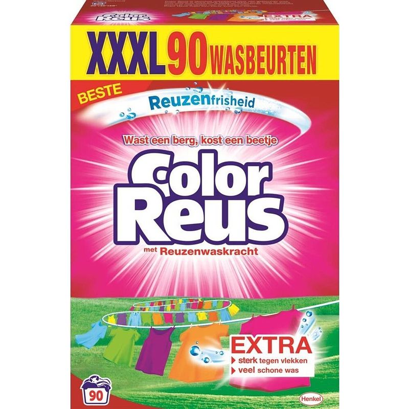 Foto van Color reus waspoeder - 90 wasbeurten
