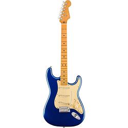 Foto van Fender american ultra stratocaster cobra blue mn met koffer