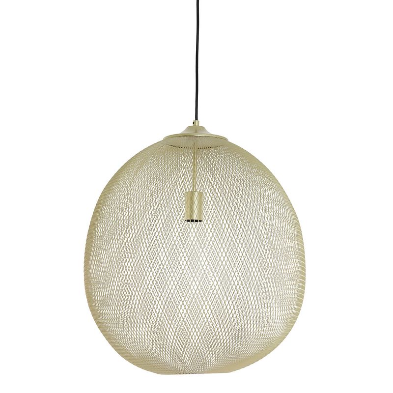 Foto van Light & living - hanglamp moroc - 50x50x58 - goud