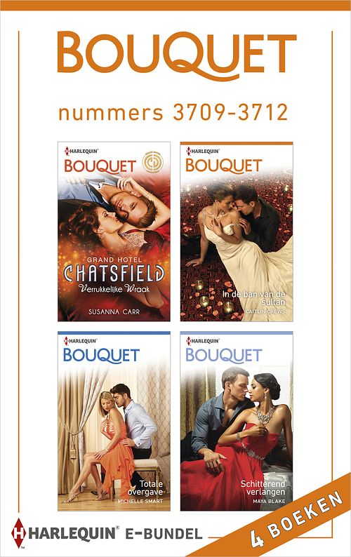 Foto van Bouquet e-bundel nummers 3709-3712 (4-in-1) - caitlin crews - ebook (9789402517149)